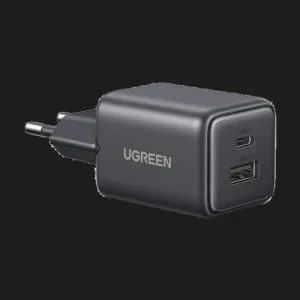 Блок питания UGREEN X514 USB-C+USB 20W GaN Fast Charger (Black) в Луцке