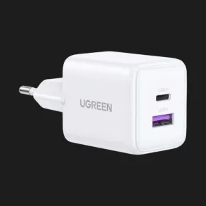 Блок питания UGREEN X516 30W 2-Port GaN Fast Charger (White) в Луцке