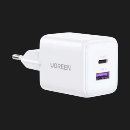Блок питания UGREEN X516 30W 2-Port GaN Fast Charger (White)