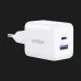 Блок питания UGREEN X516 30W 2-Port GaN Fast Charger (White)
