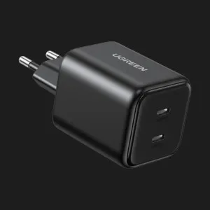 Блок питания UGREEN X526 2xUSB-C 45W GaN Fast Charger (Black) в Луцке