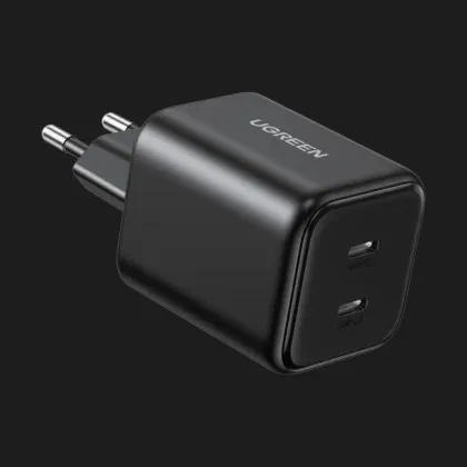 Блок питания UGREEN X526 2xUSB-C 45W GaN Fast Charger (Black)