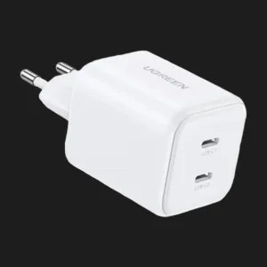 Блок питания UGREEN X526 2xUSB-C 45W GaN Fast Charger (White) в Луцке