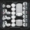 Посудомийна машина вбудована Whirlpool (WIC3C34PFES) (White)