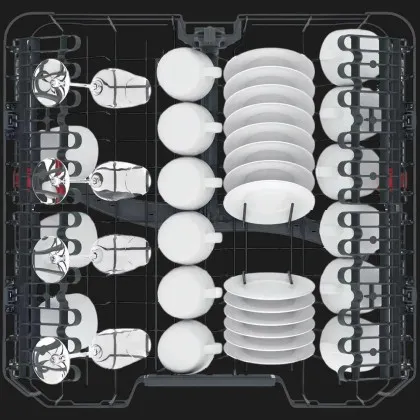 Посудомийна машина вбудована Whirlpool (WIC3C34PFES) (White)