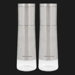 Набір млинків для солі та перцю KitchenAid Universal 2 шт 20.3 см (Silver) (KOG988OSSSA)