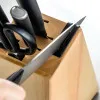 Набор ножей с подставкой KitchenAid Classic 6 предметов и точилки (Black) (KO6PSTSNOBG)
