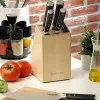 Набор ножей с подставкой KitchenAid Coreline 5 предметов и точилки (Black) (KO5PSTSNOBG)