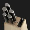 Набор ножей с подставкой KitchenAid Coreline 5 предметов и точилки (Black) (KO5PSTSNOBG)