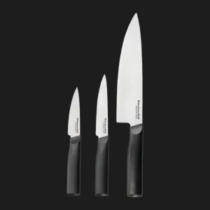 Набір ножів KitchenAid Classic 3 предметів (Black) (KEG3PTHEOHOBA)