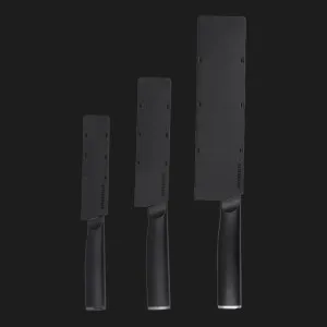 Набір ножів KitchenAid Classic 3 предметів (Black) (KEG3PTHEOHOBA)