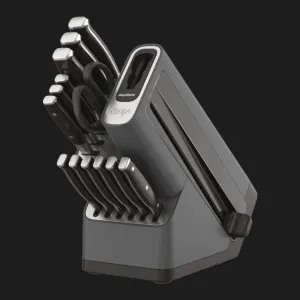 Набір ножів Ninja StaySharp Deluxe з 14 предметів (Steel/Black) (K32014EUUK)