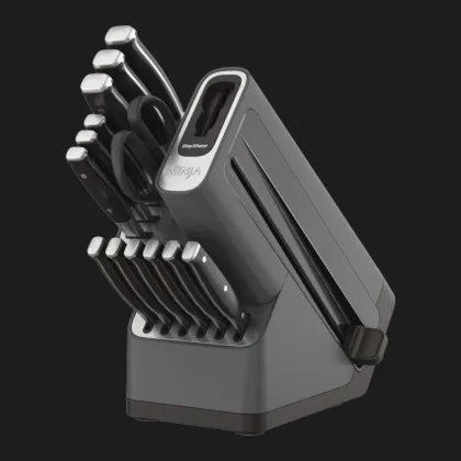 Набір ножів Ninja StaySharp Deluxe з 14 предметів (Steel/Black) (K32014EUUK)