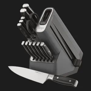 Набір ножів Ninja StaySharp Deluxe з 14 предметів (Steel/Black) (K32014EUUK)