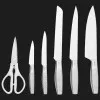 Набор ножей Ninja StaySharp из 6 предметов (Steel/White) (K62006EUWH)