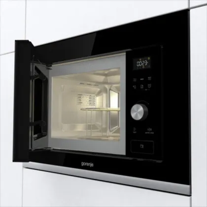 Мікрохвильова піч вбудована Gorenje BMX201AG1BG (Black)