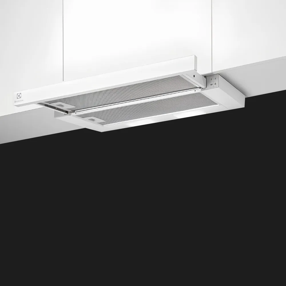 Вытяжка Electrolux телескопическая, 60 см, 410 м3/ч (White) (LFP326FW)