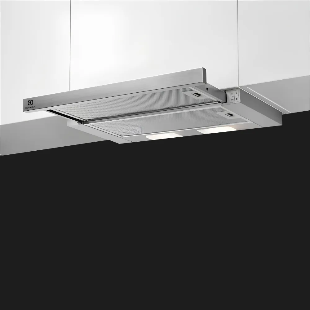 Вытяжка Electrolux телескопическая, 60 см, 410 м3/ч (Gray) (LFP326S)