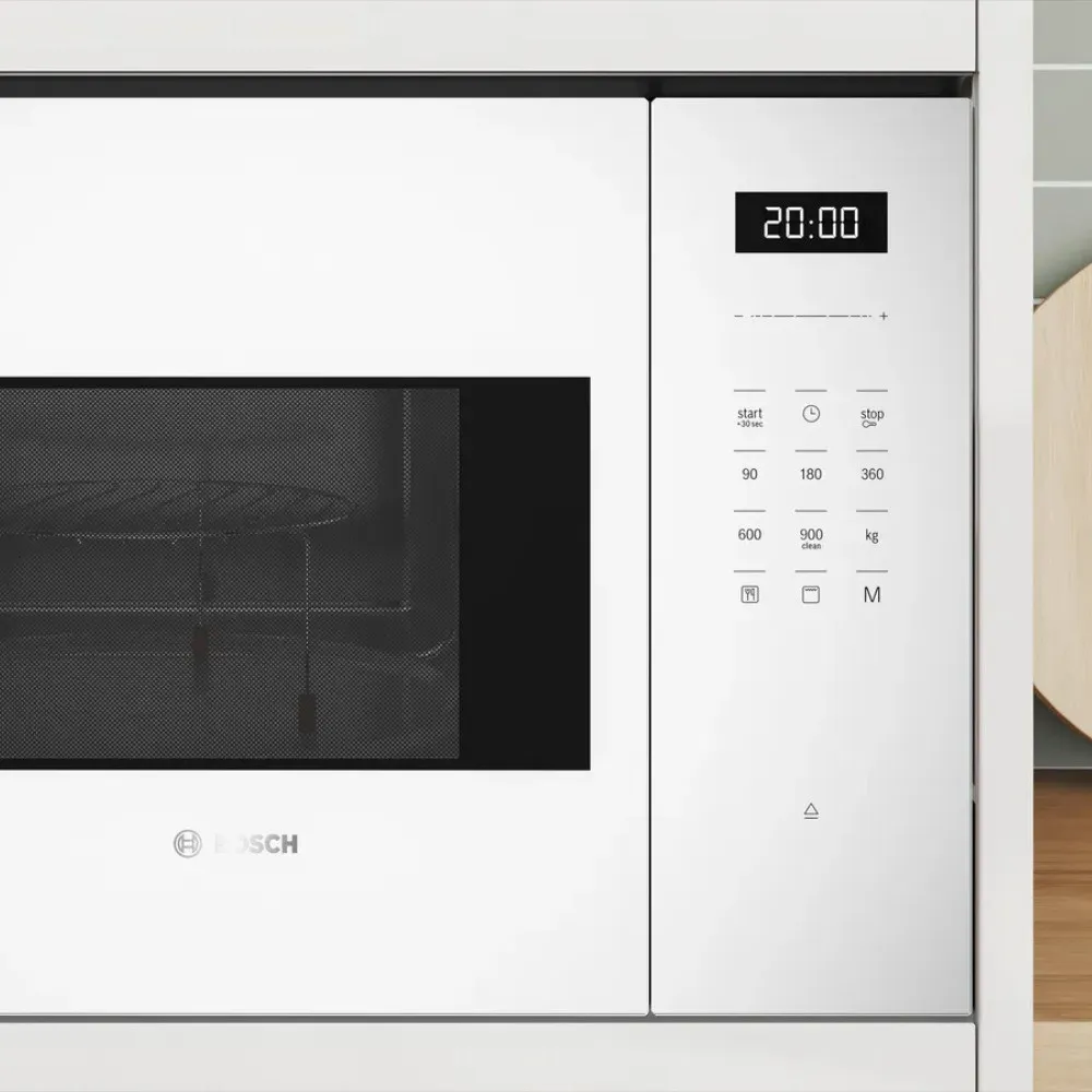 Мікрохвильова піч вбудована Bosch BEL554MW2 (White)