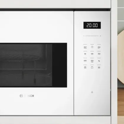 Мікрохвильова піч вбудована Bosch BEL554MW2 (White)