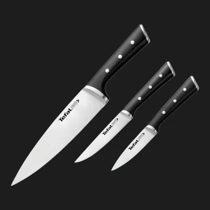 Набор ножей Tefal Ice Force 3шт (Black/Stainless steel) (K2323S74)