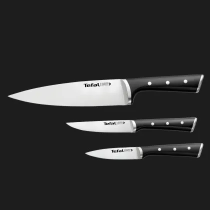 Набор ножей Tefal Ice Force 3шт (Black/Stainless steel) (K2323S74)