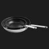 Набор посуды KitchenAid SSS 8 предметов 16/18/20 см 1.49/2.13/3.11 л 20+28 см (Stainless steel) (CC004221-001)
