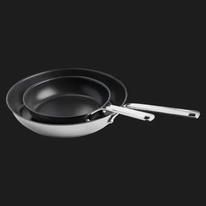 Набор посуды KitchenAid SSS 8 предметов 16/18/20 см 1.49/2.13/3.11 л 20+28 см (Stainless steel) (CC004221-001)