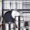 Набор посуды KitchenAid SSS 8 предметов 16/18/20 см 1.49/2.13/3.11 л 20+28 см (Stainless steel) (CC004221-001)
