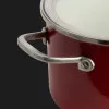 Набор посуды KitchenAid Steel Core 8 предметов 16/20/24 см 1.3/3.7/6 л (Red) (CC004920-001)