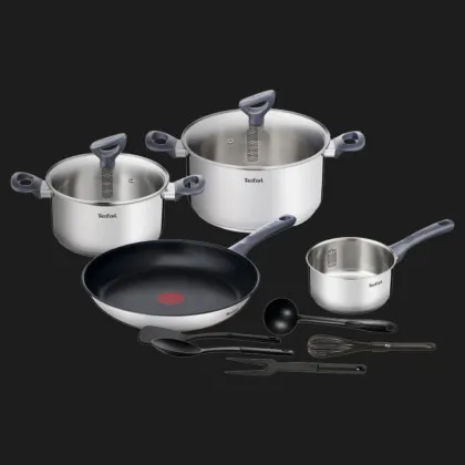 Набор посуды Tefal Daily Cook (Silver/Black) (G713SB45)