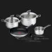 Набор посуды Tefal Daily Cook (Silver/Black) (G713SB45)