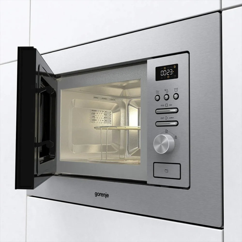 Мікрохвильова піч вбудована Gorenje BMI201AG1X (Silver)