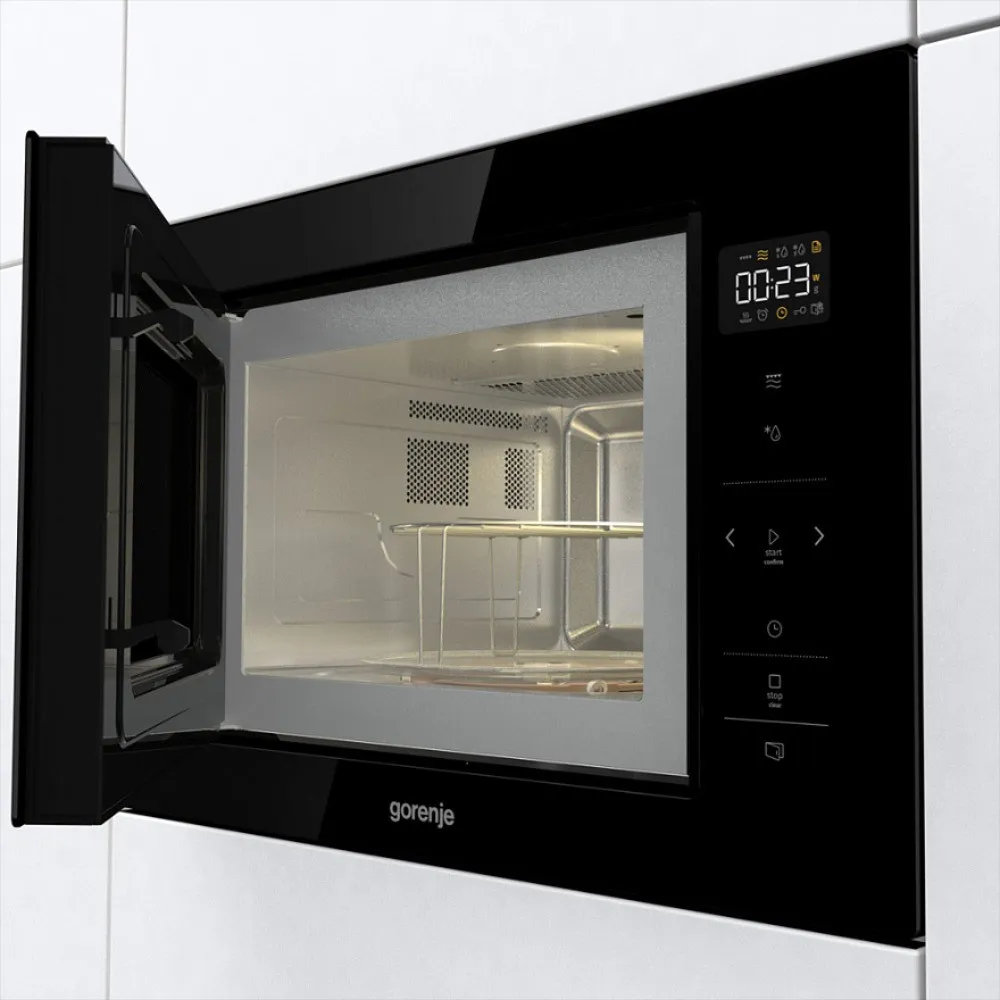 Мікрохвильова піч вбудована Gorenje BM251SG2BG (Black)