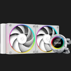 Система водяного охолодження ID-Cooling Space SL 240 LCD (White) (SL240 WHITE)