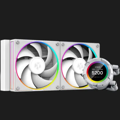 Система водяного охлаждения ID-Cooling Space SL 240 LCD (White) (SL240 WHITE)