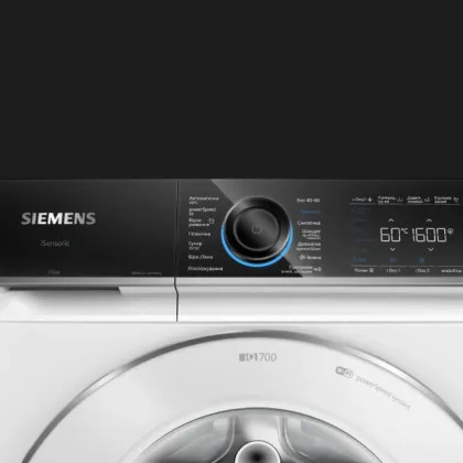 Пральна машина Siemens (WG56B2A1UA) (White/Black)