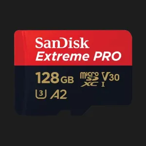 Карта пам'яті SanDisk Extreme Pro V30 A2 UHS-1 U3 microSDXC 128Gb with Adapter в Хмельницькому