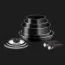 Набор посуды Tefal Ingenio Easy Cook&Clean 10 пр (Black) (L1539053)