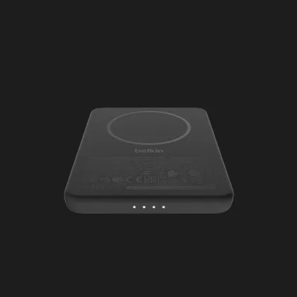 Зарядний пристрій Power Bank Belkin 5000мАh, 15W/Qi2 7.5W, Slim Magnetic Ring (Black)