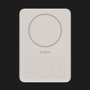 Зарядное устройство Power Bank Belkin 5000мАh, 15W/Qi2 7.5W, Slim Magnetic Ring (Sand) в Белой Церкви
