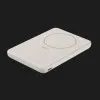 Зарядний пристрій Power Bank Belkin 5000мАh, 15W/Qi2 7.5W, Slim Magnetic Ring (Sand)