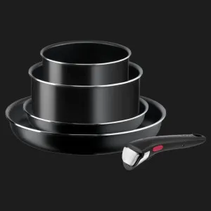 Набор посуды Tefal Ingenio Easy Cook&Clean 5 пр (Black) (L1539543)