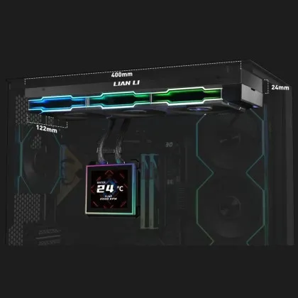 Система водяного охлаждения Lian Li HydroShift II-S TL 360 LCD (Black) (G89.GHS2LCDS36TB.00)