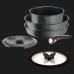Набор посуды Tefal Ingenio Inspiration 6 пр (Black/Gray) (L867S604)