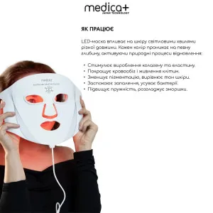 LED-маска MEDICA+ LEDMask 8X (White) в Бродах