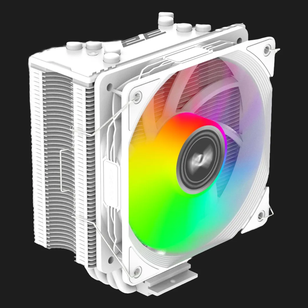 Кулер процесора 2E GAMING Air Cool ACN120W-ARGB (White) (2E-ACN120W-ARGB)