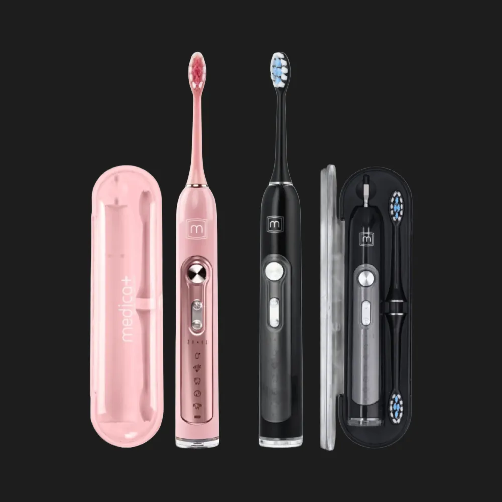 Набір зубних електрощіток MEDICA+ PROBRUSH 9.0 (Black/Fuchsia)