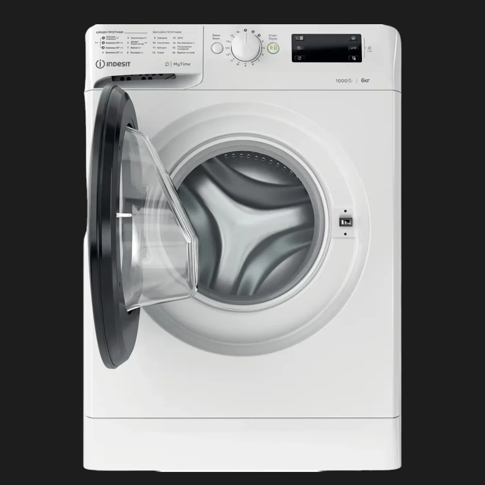 Пральна машина Indesit (OMTWSE61051WKUA) (Black/White)