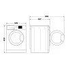 Пральна машина Indesit (BWSE71293XWBVUA) (Black/White)